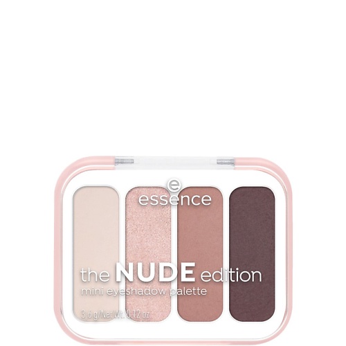 Тени для век ESSENCE Палетка теней для век the NUDE edition mini eyeshadow palette