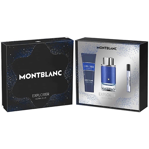Набор парфюмерии MONTBLANC Набор парфюмерии EXPLORER ULTRA BLUE SET (EDP + EDP + SG)