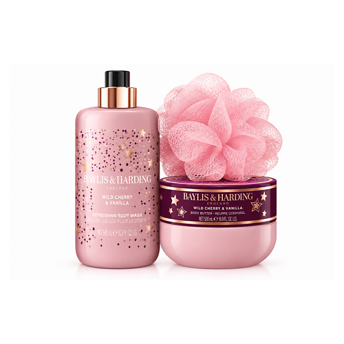Набор средств для ухода за телом BAYLIS&HARDING BAYLIS & HARDING Подарочный набор для тела Wild Cherry & Vanilla