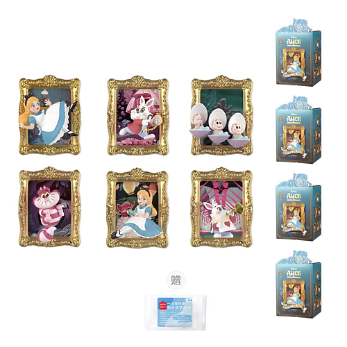 Развивающая игрушка MINISO Набор-сюрприз x Disney Alice Cheshire Cat Art Museum Collection