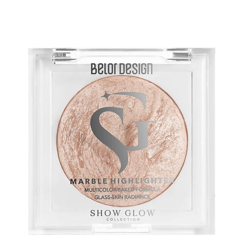 Хайлайтер для лица BELOR DESIGN Хайлайтер мраморный Show Glow