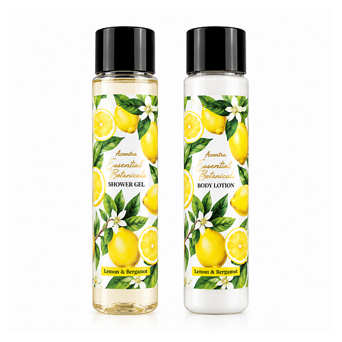 Набор средств для ухода за телом ACCENTRA Набор для тела Essential Botanics Lemon & Bergamot
