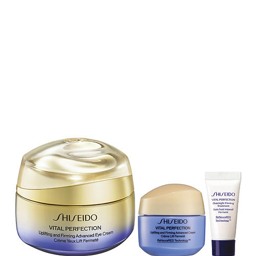 SHISEIDO Набор с лифтинг-кремом, повышающим упругость кожи вокруг глаз Vital Perfection