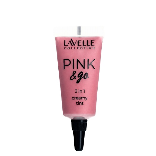 Тинт для лица LAVELLE COLLECTION Кремовый тинт для щек, губ и глаз PINK & GO 3in1
