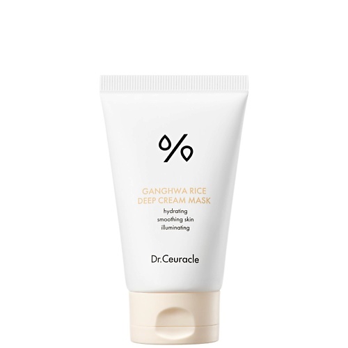 Маска для лица DR. CEURACLE Увлажняющая рисовая крем-маска для лица Ganghwa Rice Deep Cream Mask