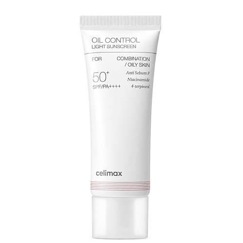 Солнцезащитный крем для лица и тела CELIMAX Солнцезащитный крем SPF50+ PA++++ Oil Control Light Sunscreen