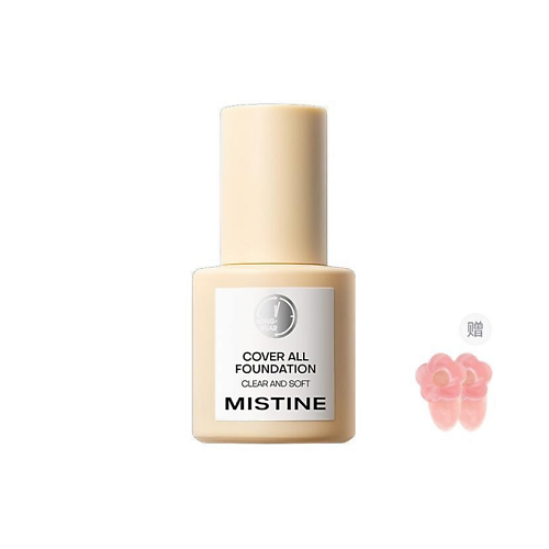 Набор средств для лица MISTINE Тональный крем Cover All Foundation Clear and Soft + Заколки