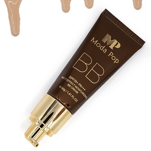BB крем для лица MODAPOP ВВ крем тональный для лица SPF 35