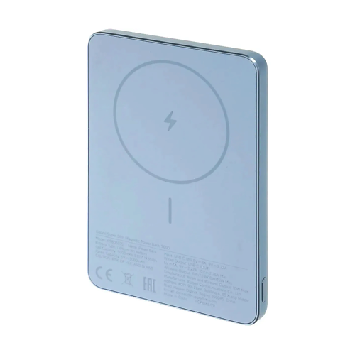 Аккумулятор внешний XIAOMI Внешний аккумулятор Super Slim Magnetic 5000mAh синий BHR08POGL