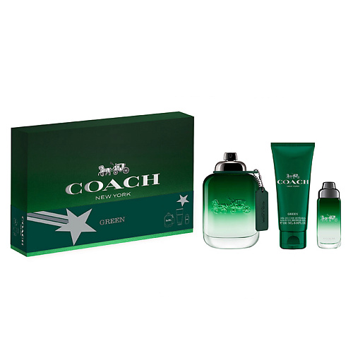 Набор парфюмерии COACH Набор парфюмерии GREEN SET 'S1 24(EDT 100ML+15ML+SG 100ML)