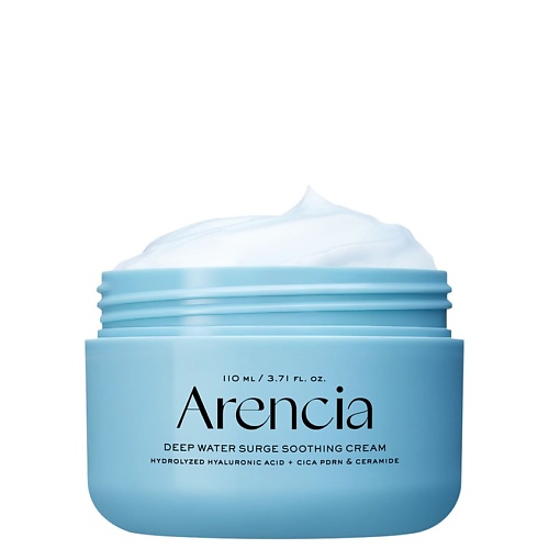Крем для лица ARENCIA Успокаивающий крем с PDRN и пептидами  Deep Water Surge Soothing Cream