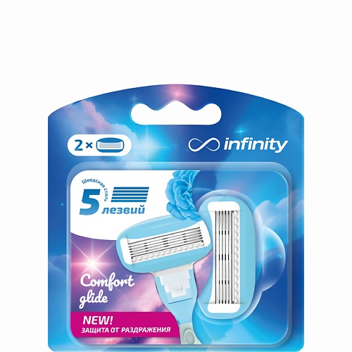 INFINITY Cменные кассеты 2 шт. совместимы с бритвами VENUS