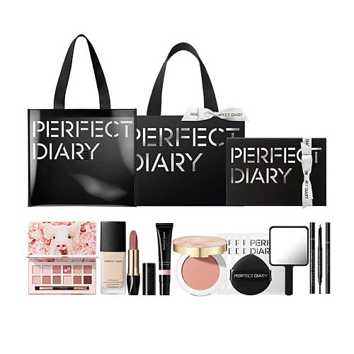 Набор средств для макияжа PERFECT DIARY Набор Makeup Sets Women's Soft Full Set Full Set Makeup 16 Pc
