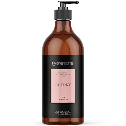 Гель для душа SYNERGETIC Парфюмированный гель для душа cherry/вишня