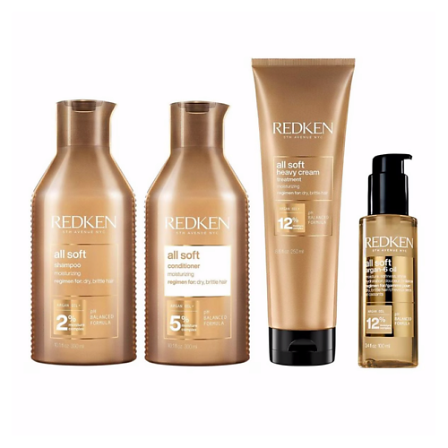 Набор для ухода за волосами REDKEN Набор для ухода за сухими волосами All Soft