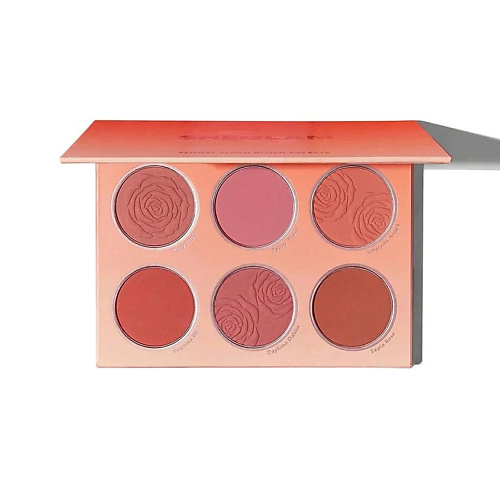 Румяна SHEGLAM Румяна FLORAL FLUSH BLUSH PALETTE 6-COLOR PRESSED POWDER BLUSH