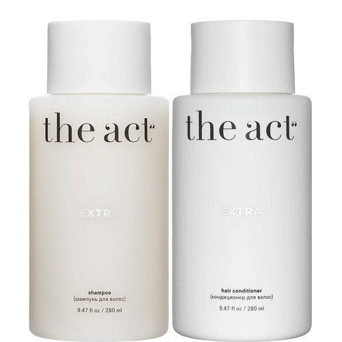 Набор для ухода за волосами THE ACT Набор для волос: шампунь и кондиционер EXTRA