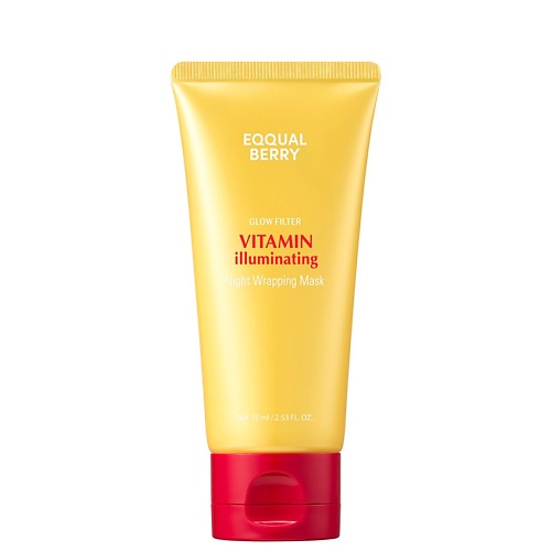 EQQUALBERRY Витаминная маска-пленка для сияния кожи VITAMIN ILLUMINATING NIGHT WRAPPING MASK 75