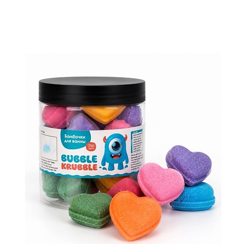 Бомбочка для ванны BUBBLEKRUBBLE БАББЛКРАББЛ Набор 18 мини бомбочек для ванны в банке