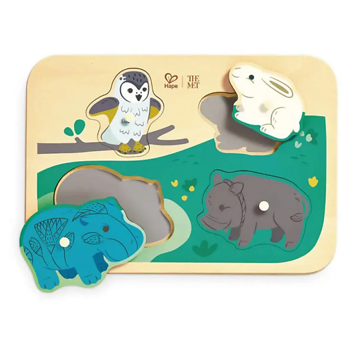 Игрушка HAPE Пазл Животные друзья