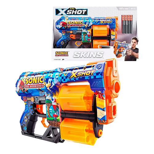 Развивающая игрушка ZURU Игровой набор X-Shot Skins Dread Sonic