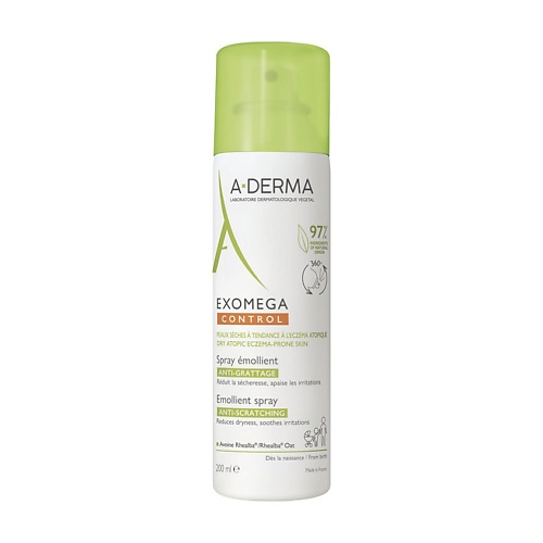 Спрей для тела A-DERMA Смягчающий спрей-эмолент Exomega Control