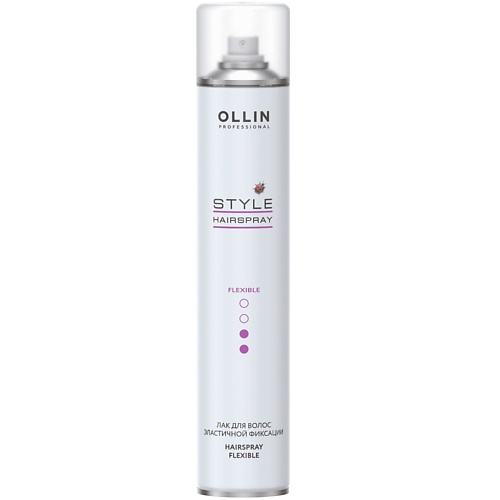 Лак для укладки волос OLLIN PROFESSIONAL Лак для волос эластичной фиксации Style