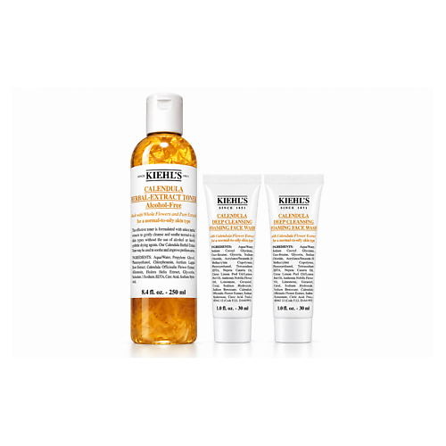 KIEHL'S Набор для очищения лица Calendula