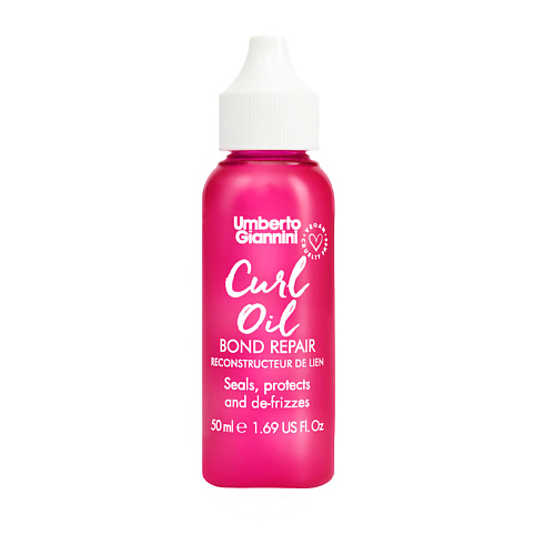 Масло для волос UMBERTO GIANNINI Масло для волос CURL OIL BOND REPAIR 50ML