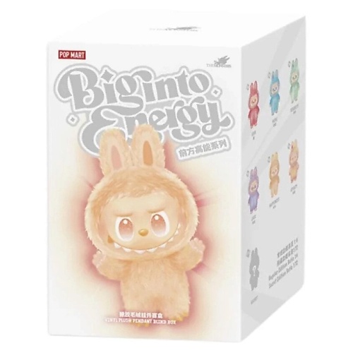 Мягкая игрушка POP MART Игрушка Labubu The Monsters Big Into, 1 шт, 17см