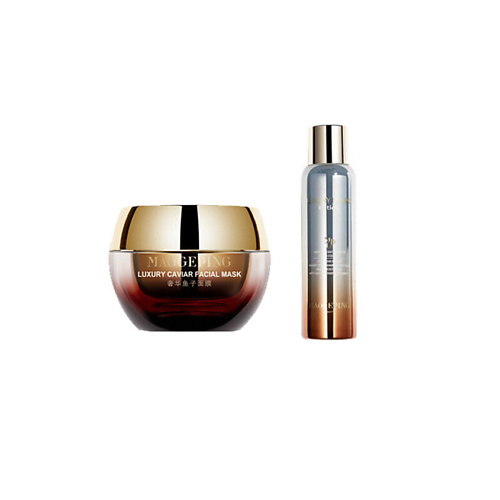 Набор средств для лица MAOGEPING Набор Luxury Caviar Mask + Caviar Essence Water