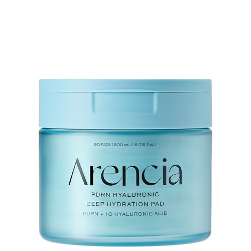 Диски тонизирующие для лица ARENCIA Пэды PDRN Hyaluronic Deep Hydration Pads