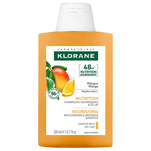 Шампунь для волос KLORANE Шампунь с маслом Манго Nourishing - Dry Hair Shampoo