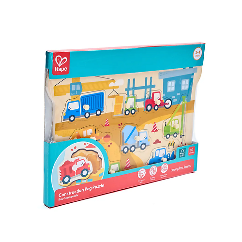 Игрушка HAPE Пазл Строительная техника