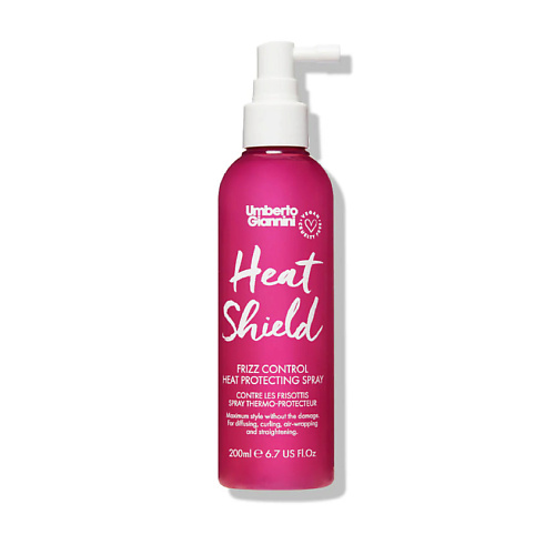 Спрей для ухода за волосами UMBERTO GIANNINI Спрей для ухода за волосами HEAT SHIELD FRIZZ CONTROL HEAT PROTECTING SPRAY 200ML