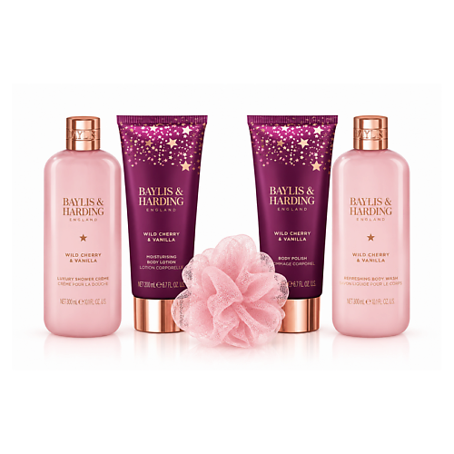 Набор средств для ухода за телом BAYLIS&HARDING BAYLIS & HARDING Подарочный набор для тела Wild Cherry & Vanilla