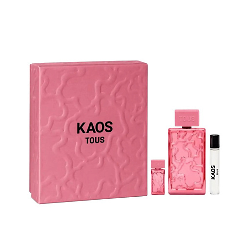 Набор парфюмерии TOUS Набор парфюмерии KAOS EDP GS(EDP 100ML+LUXURY TRAVEL 15ML+MINIATURE 4,5ML)