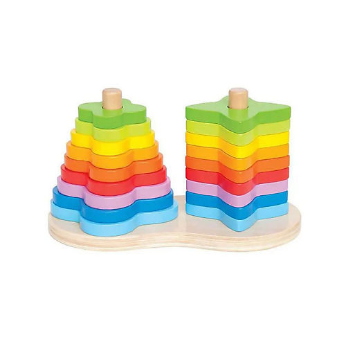 HAPE Развивающая игрушка Радужные формочки