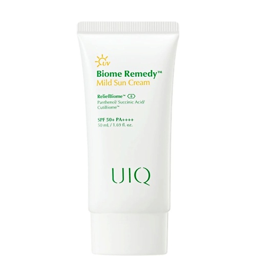 Солнцезащитный крем для лица UIQ Солнцезащитный крем для лица Biome Remedy Mild Sun Cream