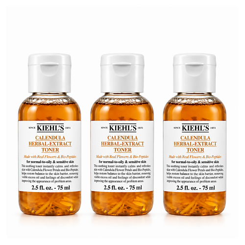 Набор средств для лица KIEHL'S Набор тоников для лица Calendula Herbal-Extract Toner Alcohol-Free