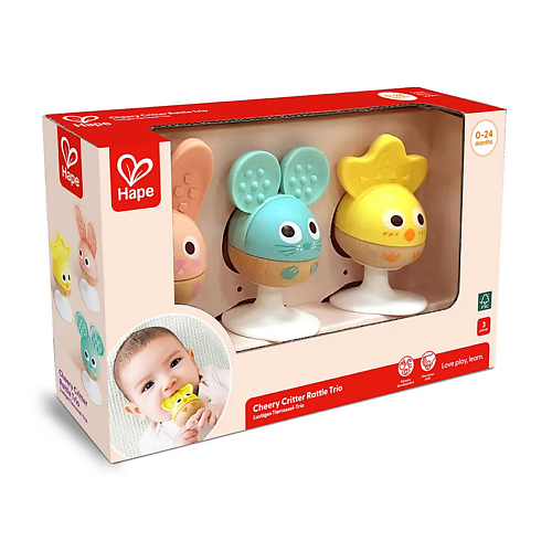 Игрушка HAPE Прорезыватель Погремушка
