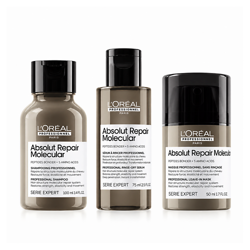 L'OREAL PROFESSIONNEL Набор L'Oreal Professionnel Absolut Repair Molecular Trio