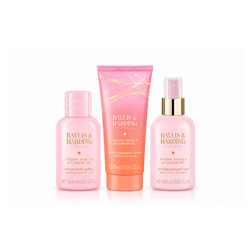 Набор средств для ухода за телом BAYLIS&HARDING BAYLIS & HARDING Набор для тела Jojoba, Vanilla & Almond Oil