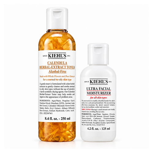 Набор средств для лица KIEHL'S Набор для ухода за лицом Calendula & Ultra Facial