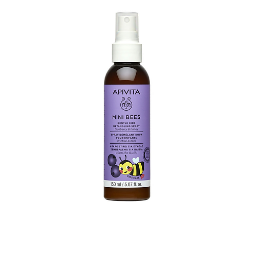 Спрей для ухода за волосами APIVITA Спрей для волос Kinderhaarkur Mini Bees Sanftes Entwirrungsspray fuer Kinder