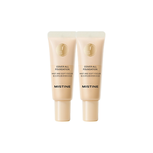 Набор средств для лица MISTINE Тональный крем Cover All Foundation MIST AND SOFT FOCUS