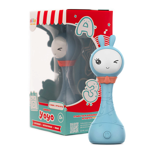 Интерактивная игрушка ALILO Интерактивная обучающая музыкальная игрушка Умный зайка® R1+ Yoyo