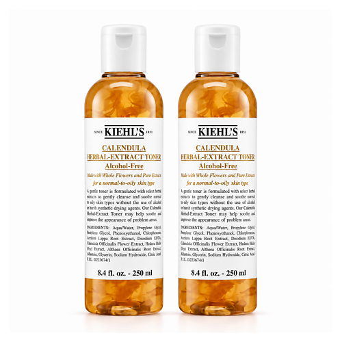 Набор средств для лица KIEHL'S Набор тоников для лица Calendula Herbal-Extract Toner Alcohol-Free