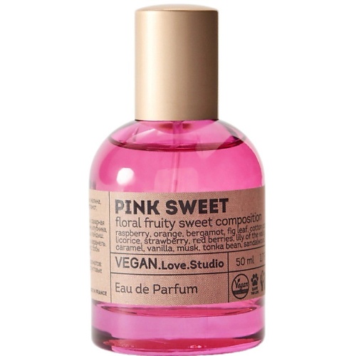 Парфюмерная вода VEGAN.LOVE.STUDIO Парфюмерная вода женская Vegan Love Studio Pink Sweet