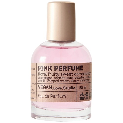 Парфюмерная вода VEGAN.LOVE.STUDIO Парфюмерная вода женская Pink Perfume абрикос шампанское взбитые сливки